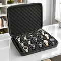 15-Slot Pressure Resistant Watch Storage Box - Portable Watch Case for Men 5