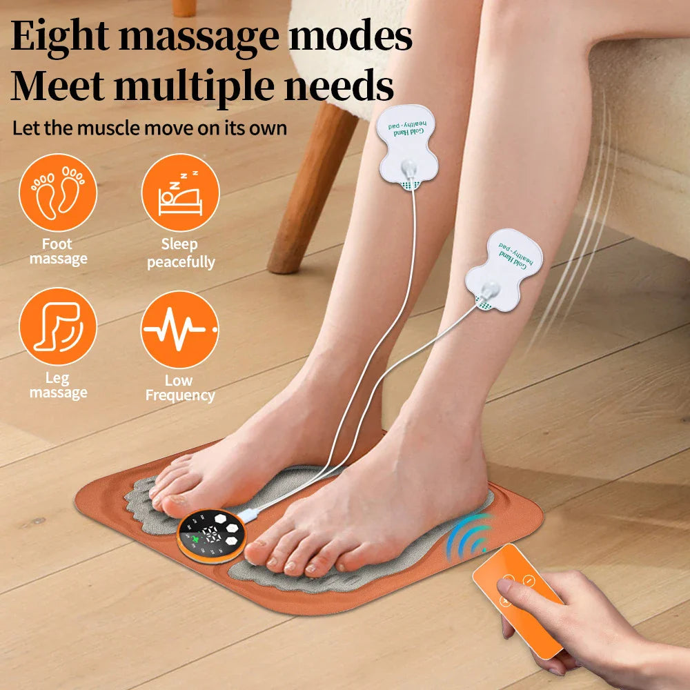 3D Fußmassagegerät mit RF-Fernbedienung, 8 Modi und 29 Intensitätsstufen 2