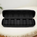 5-Grid Hard Shell Watch Organizer - Portable Travel Case for Men's Watches 2