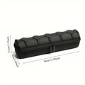 5-Grid Hard Shell Watch Organizer - Portable Travel Case for Men's Watches 3