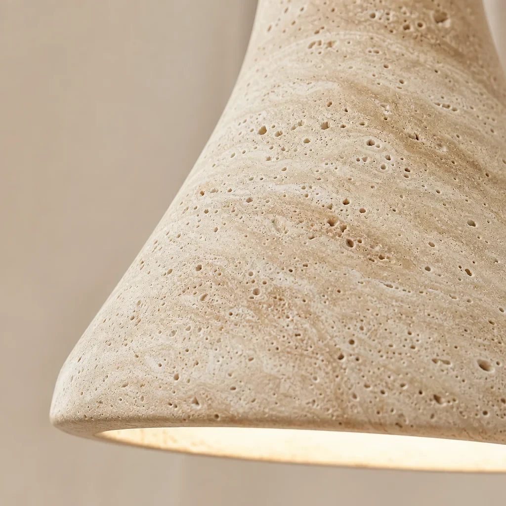 Adeline Natural Stone Travertine Pendant Light 8