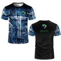 Ademende Voetbal T-Shirts voor Mannen en Kinderen, Sneldrogend en Comfortabel 1