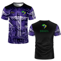 Ademende Voetbal T-Shirts voor Mannen en Kinderen, Sneldrogend en Comfortabel 6