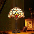 Antique Stained Glass Lamp 0
