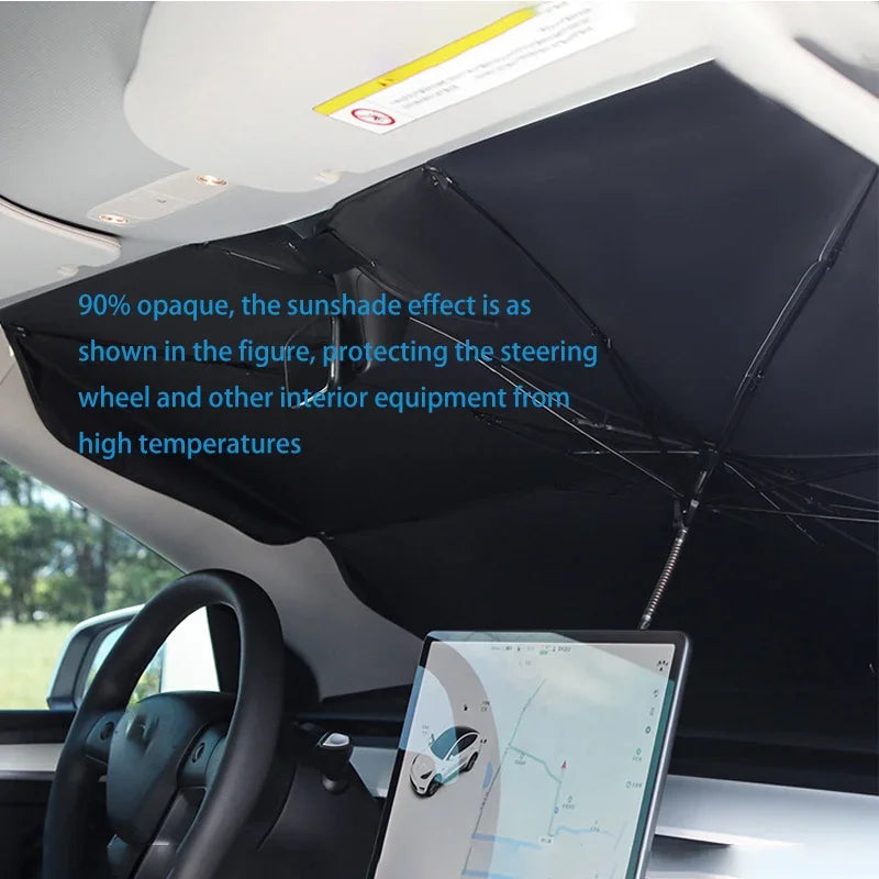 Auto-Sonnenschutz für das Auto – Einziehbarer UV-Schutz und Wärmeisolierung, 65x125 cm oder 80x140 cm 2