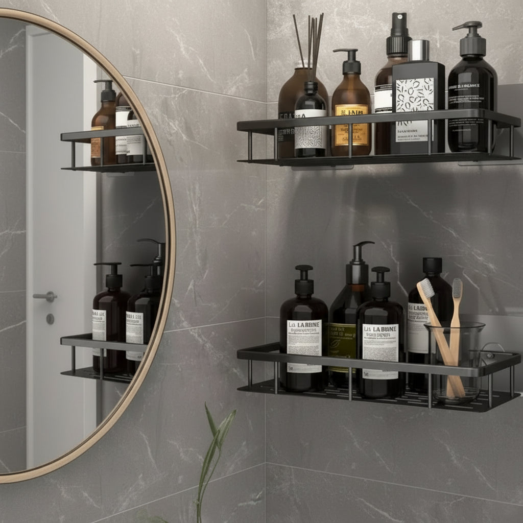 Bad Regal Selbstklebend – Ohne Bohren, Modern & Platzsparend 7