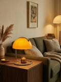 Bauhaus Style Candle Warmer Table Lamp in White, Amber, or Orange for Bedside & Living Room 1