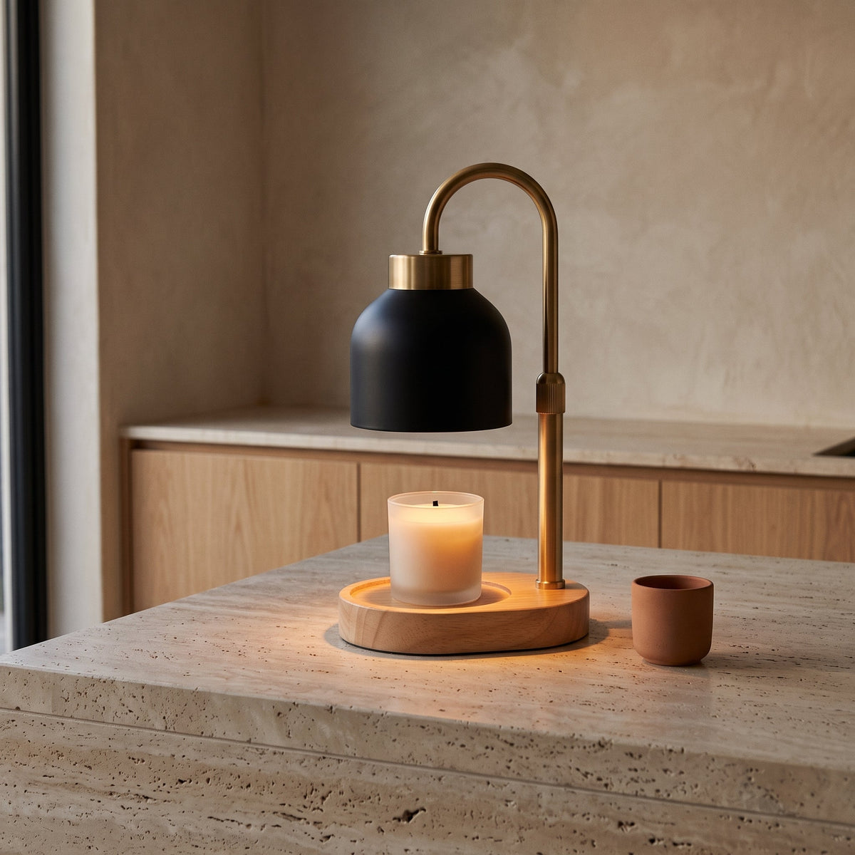 Candle Warmer Lamp with Adjustable Arm, Dimmer & Timer for Jar Candles 3