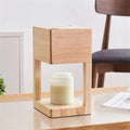 Candle Warmer Lamp with Wooden Base, Warm Ambient Light for Cozy Atmosphere 3