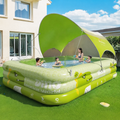 Aufblasbarer Kinderpool – Großes Gartenbecken mit Sonnendach & robustem PVC Bolendo