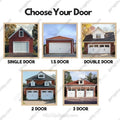 Christmas Garage Door Cover with Merry Christmas Design, Holiday Decor for Standard Doors 2