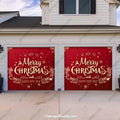 Christmas Garage Door Cover with Merry Christmas Design, Holiday Decor for Standard Doors 7
