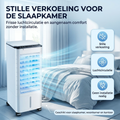Compacte 3-In-1 Aircooler - Verkoeling, Bevochtiging en Koude Luchtcirculatie zonder installatie 5