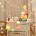 Cotton Ball Garland 5