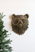 CritterCharm – Speelse Dierenkop Wanddecoratie – Handgeschilderd Resin Design 5
