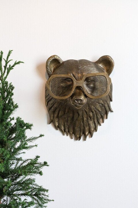 CritterCharm – Speelse Dierenkop Wanddecoratie – Handgeschilderd Resin Design 5