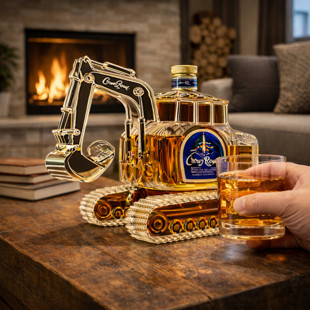 Digger Edition Whisky Bottle - 350 ml Industrial Design for Collectors 0