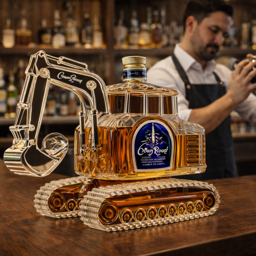 Digger Edition Whisky Bottle - 350 ml Industrial Design for Collectors 3