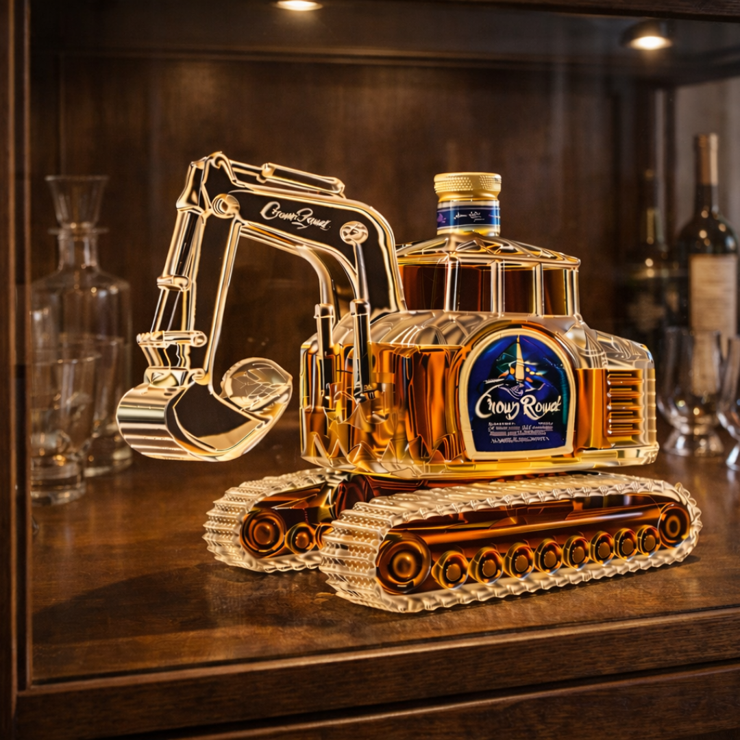 Digger Edition Whisky Bottle - 350 ml Industrial Design for Collectors 4