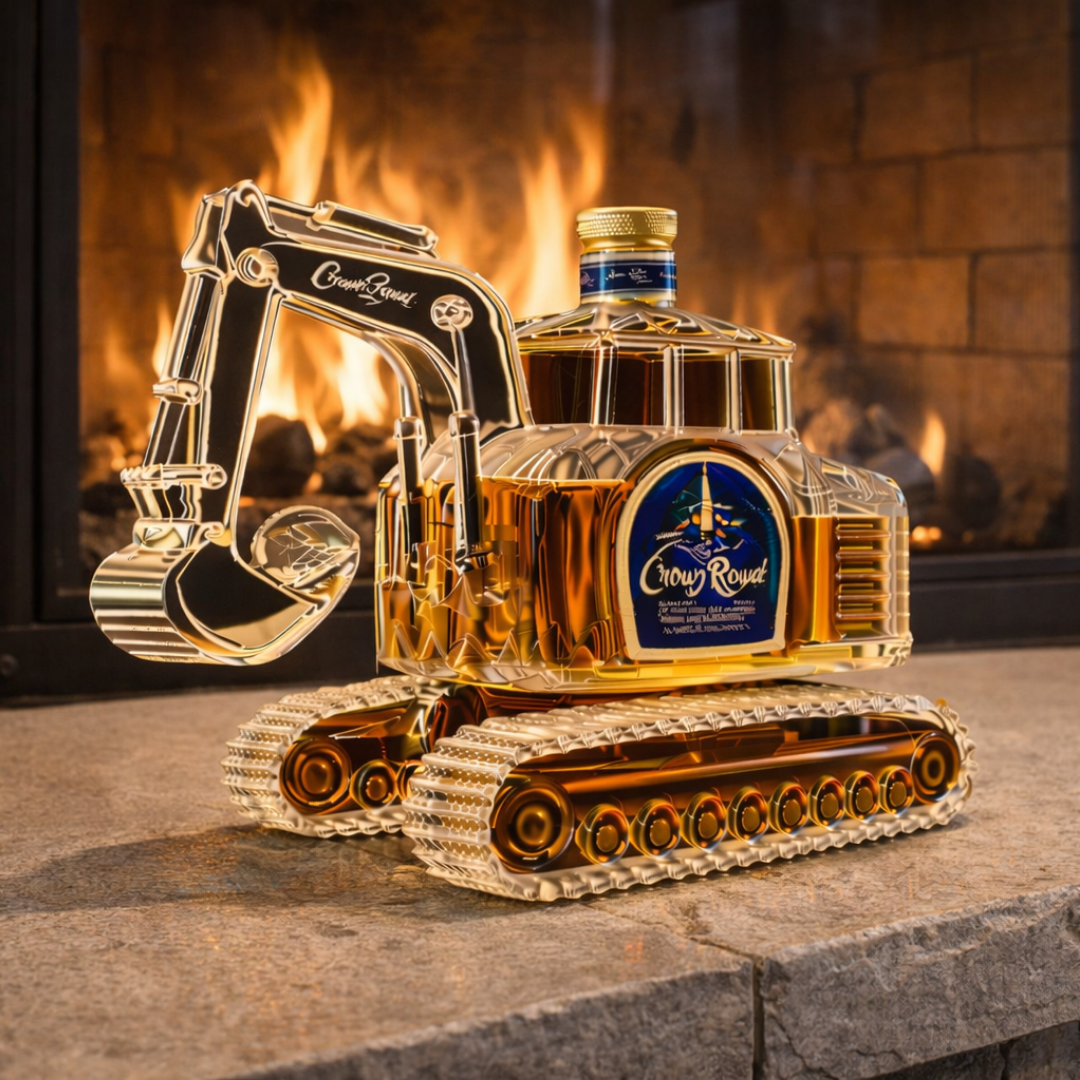 Digger Edition Whisky Bottle - 350 ml Industrial Design for Collectors 6