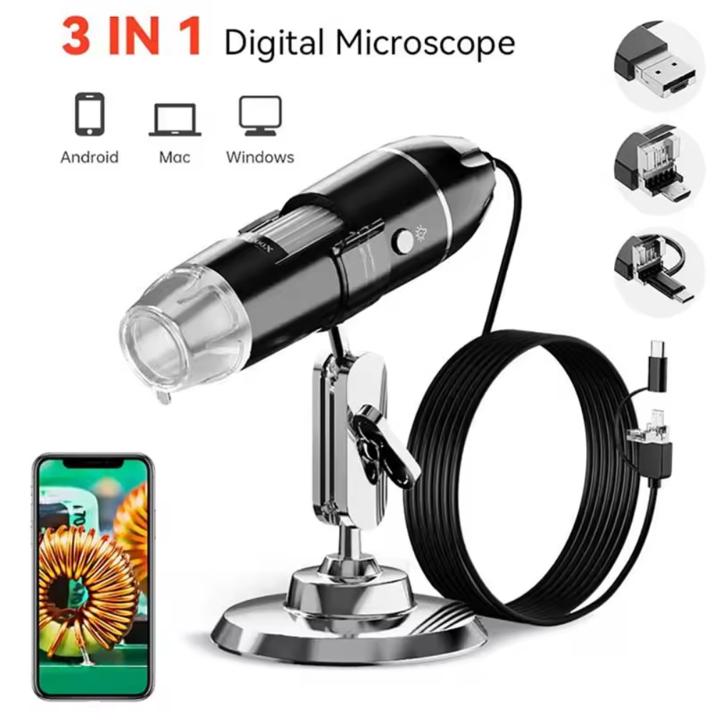 Digital Microscope Handheld USB Portable HD Magnifier Phone 3