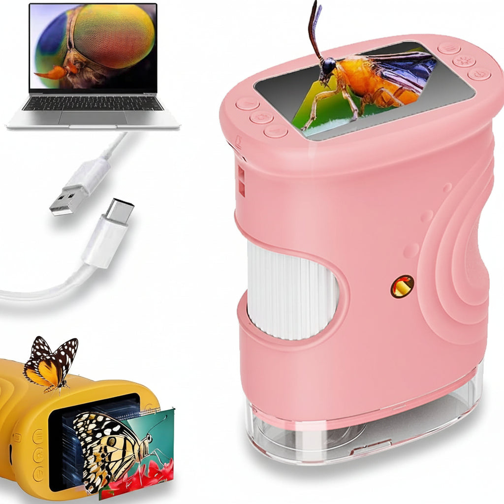 Digital Microscope Portable Handheld 1000x LED Learning Camera 0
