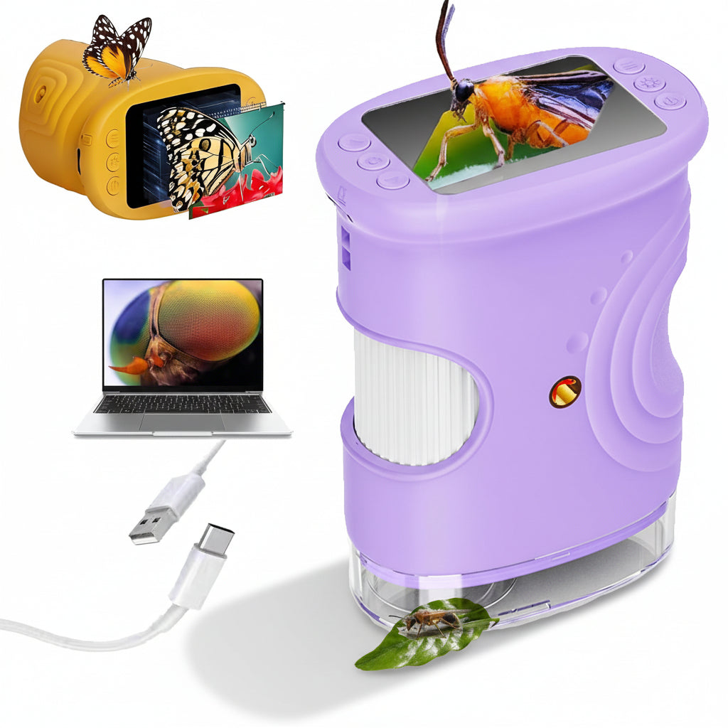 Digital Microscope Portable Handheld 1000x LED Learning Camera 1