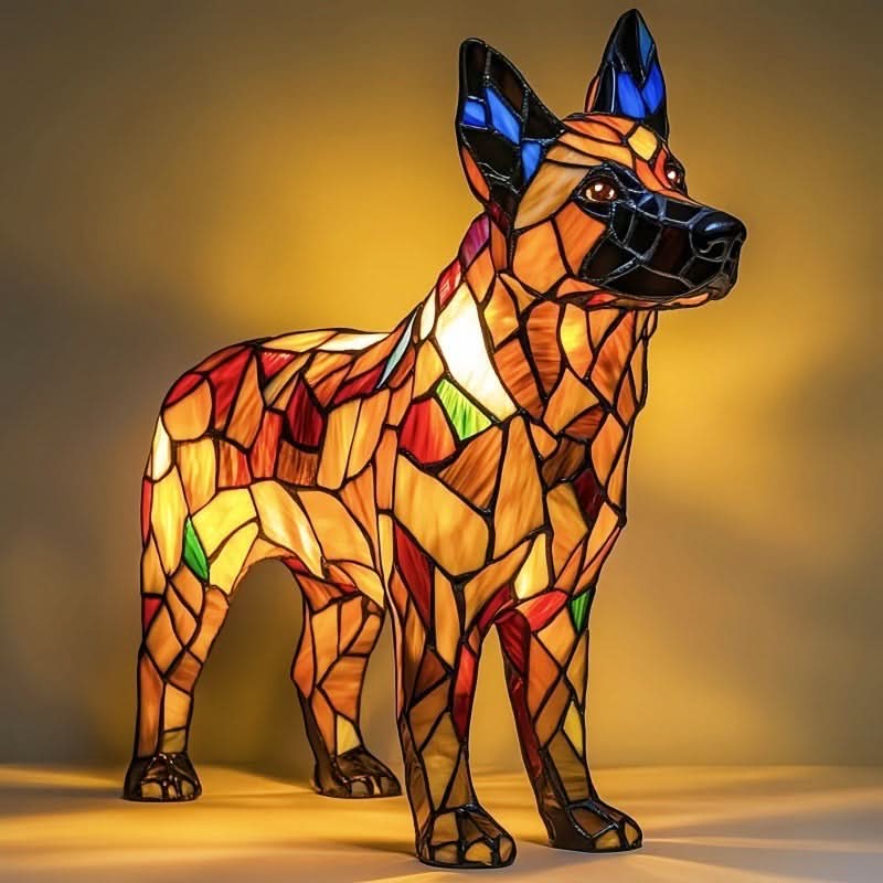 Dog Lamp - Corgi, Dachshund & Golden Retriever Night Light with Warm LED Glow 18