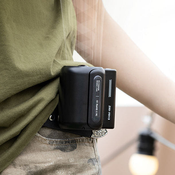 Draagbare Clip Ventilator met 3 Snelheden en 4500mAh Batterij voor Buitengebruik 1