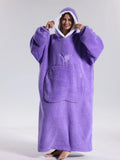 Hoodiedeken voor op de bank