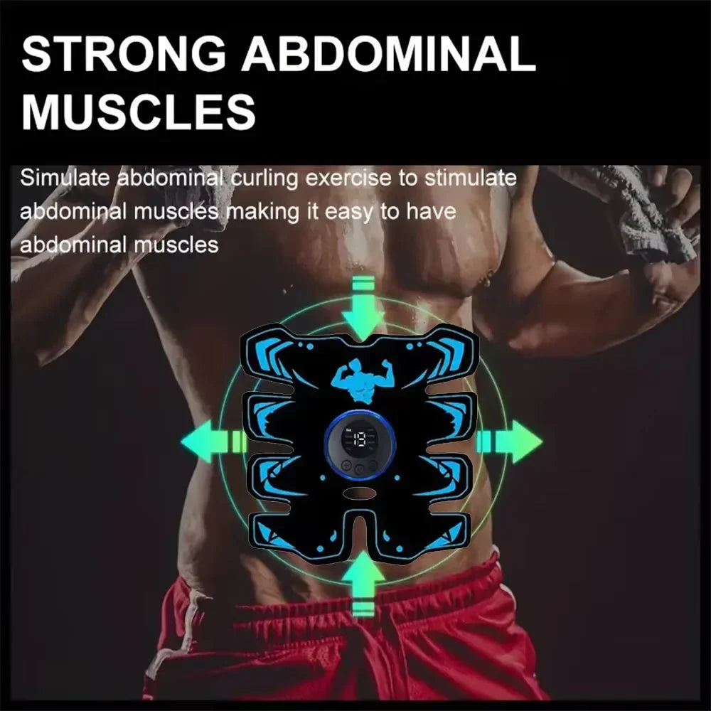 EMS-Muskelstimulator für Bauch und Arme – kabelloses 3-in-1-Trainingspad 1