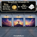 Easter Garage Door Cover – He Is Risen Design, Weather-Resistant, Easy Installation 11