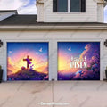 Easter Garage Door Cover – He Is Risen Design, Weather-Resistant, Easy Installation 6