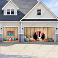 Easter Garage Door Cover with Bunny Design, Easy Installation for Standard Doors 11