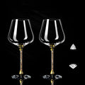 Elegante Kristallen Wijnglazen 2-Pack, Hoog 520 ml Capaciteit voor Feestjes 5