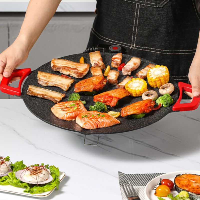 Elektrische Grillplaat Met Anti-aanbaklaag En 5 Warmtestanden Voor Perfect Grillen 2