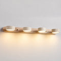 Elias Rustic Adjustable Travertine Wood Wall Sconce 10
