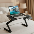 Laptop Tisch – Verstellbarer Klapptisch mit Mausablage & Belüftungsfläche Bolendo