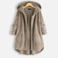 FleeceFinesse | Elegant gesneden fleecejas met capuchon, perfect voor elk figuur 6