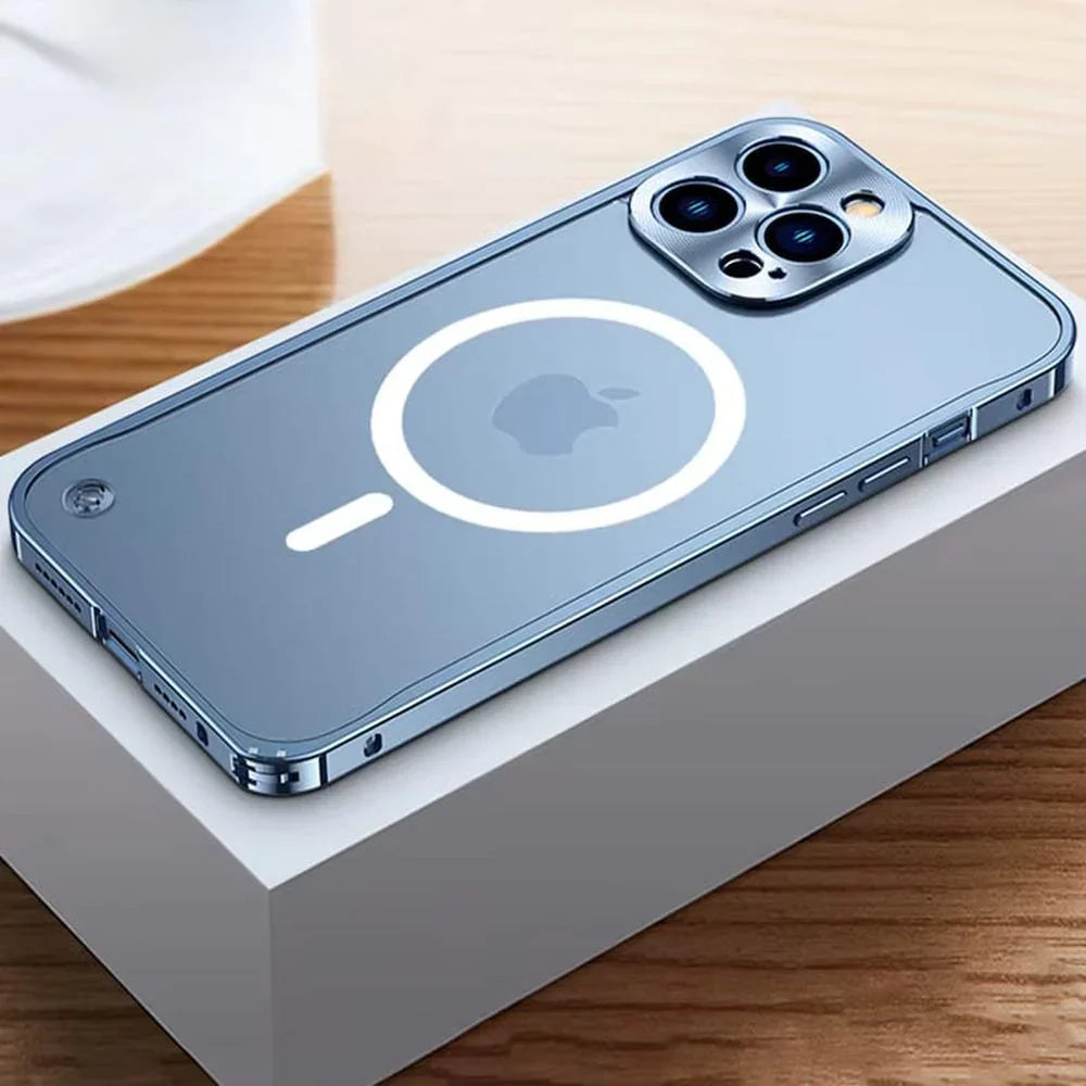 iPhone-hoesje met metaallook