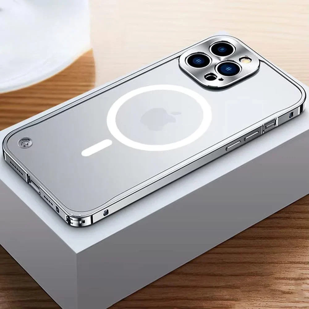 iPhone-hoesje met metaallook
