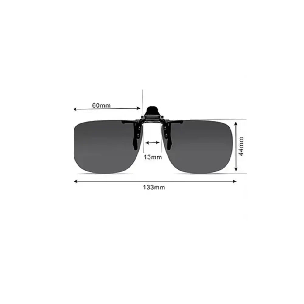 Gepolariseerde Clip-On Zonnebrillen met UV400 Bescherming, Opklapbaar Ontwerp 6