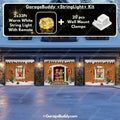 Gingerbread Family Christmas Garage Door Cover - Festive Holiday Decor 11