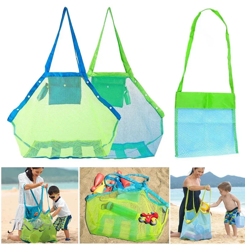 Grote Strandtas voor Kinderen met Ruim Opbergvak en Lichtgewicht Mesh Ontwerp 1