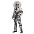 Halloween Kostuum Zwart Witte Gestreepte Pak 2