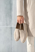 Heren Loafers Met Suède Look Instapmodel En Comfortzool 1