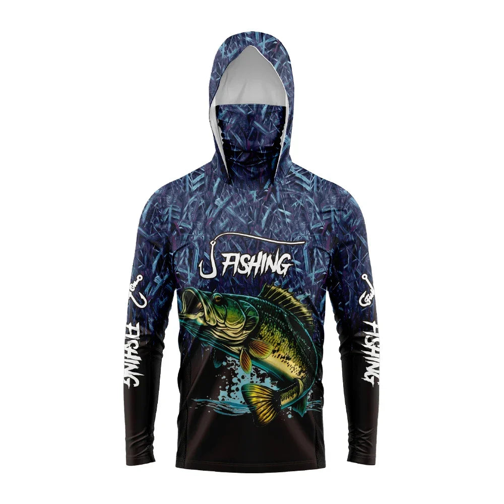 Herren Angelshirt mit UV-Schutz UPF 50, schnelltrocknend und antimikrobiell 1