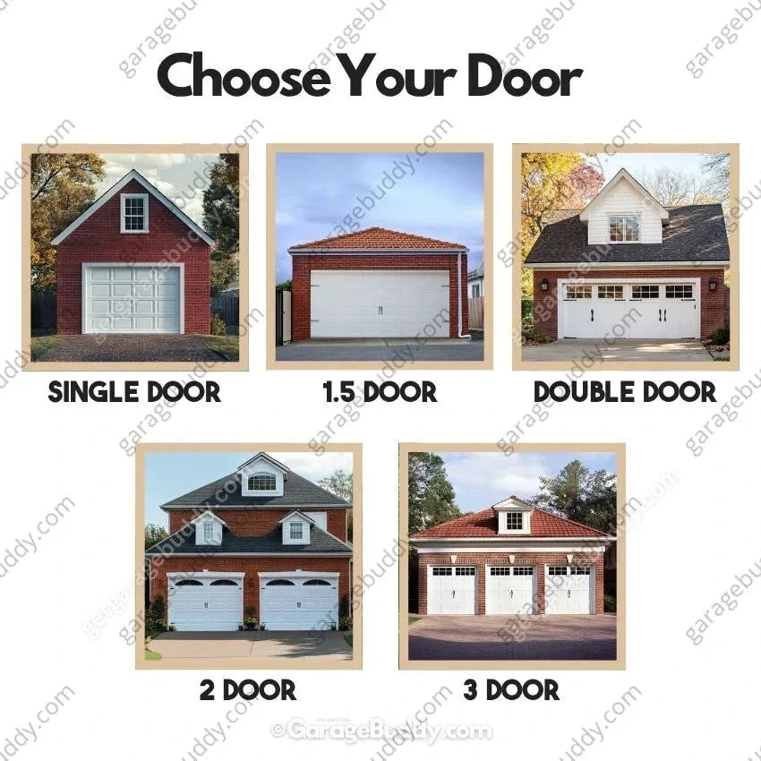 Holiday Garage Door Cover - Christmas Wreath Design, Durable Outdoor Décor 2