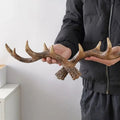 Hookler | Vintage Antler Kapstok - Retro Wandhaak voor Home Entree & Hal 5