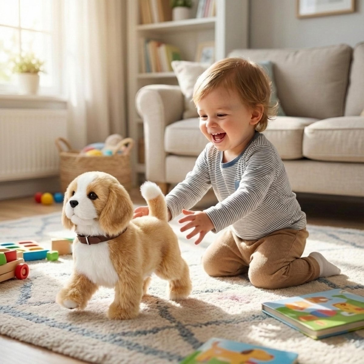Interactive Realistic Robot Puppy – Lifelike Walking, Barking & Electronic Dog Toy 11